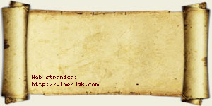 Zorana Denić vizit kartica